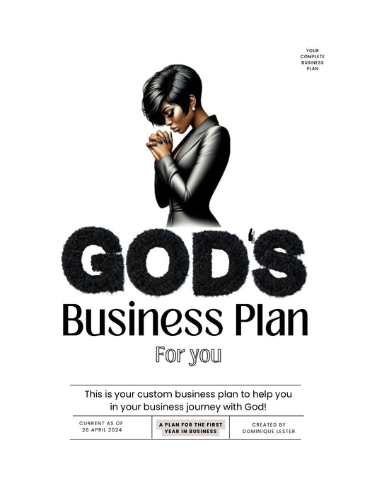 #God’s Business Plan for you